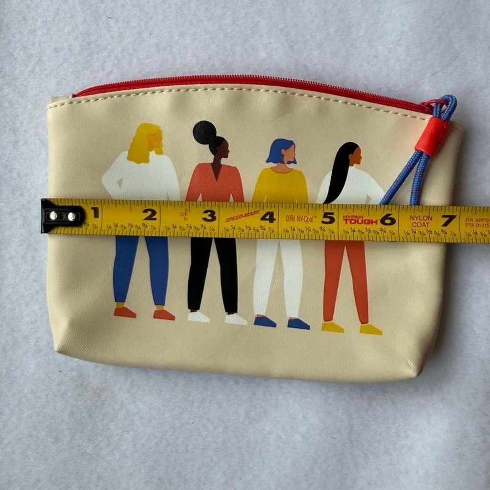 Ipsy Women Empowerment Makeup Bag Cosmetic Pouch Confidence Comes From Within